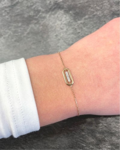 Bracelet Kate – Or rose 750/000 – Diamants