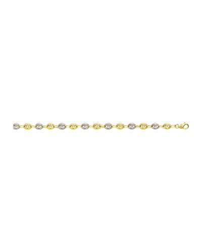 Bracelet Céline – Or blanc et jaune 750/000