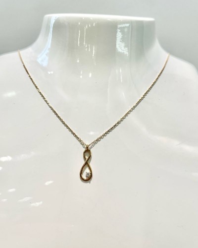 Collier Infini Or Jaune