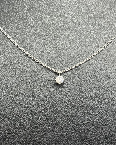 Collier Fantaisie Or Diamant 0.20cts