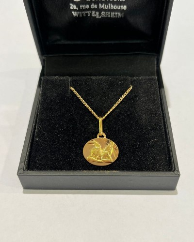 Médaille Ange Or Jaune 750/000