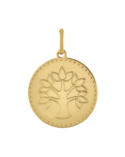 Pendentif arbre de vie or jaune 750/000