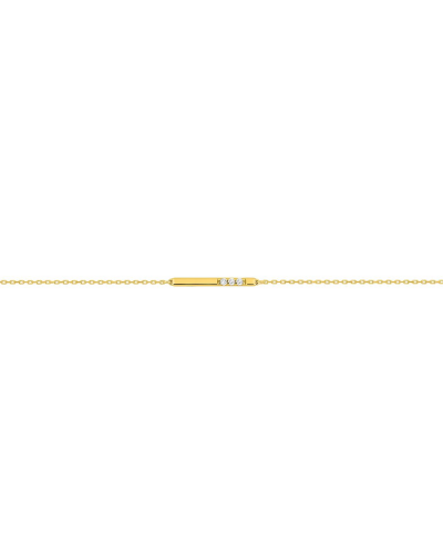 Bracelet Or Jaune & Diamants