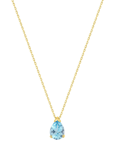 Collier Or Jaune & Topaze