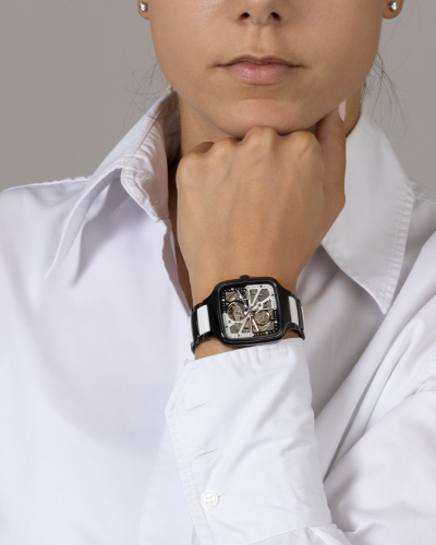 Montre Rado True Square Automatique Open Heart Diamants Edition Limitée