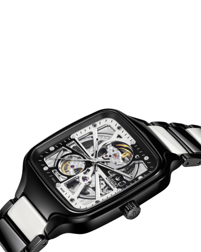 Montre Rado True Square Automatique Open Heart Diamants Edition Limitée
