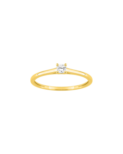 Solitaire Or Jaune & Diamant de Laboratoire