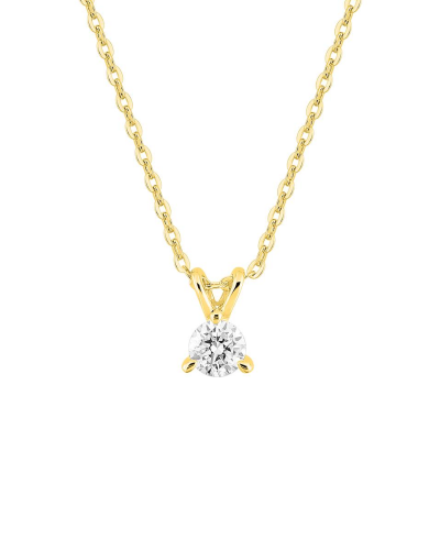 Pendentif Or Jaune & Diamant de Laboratoire